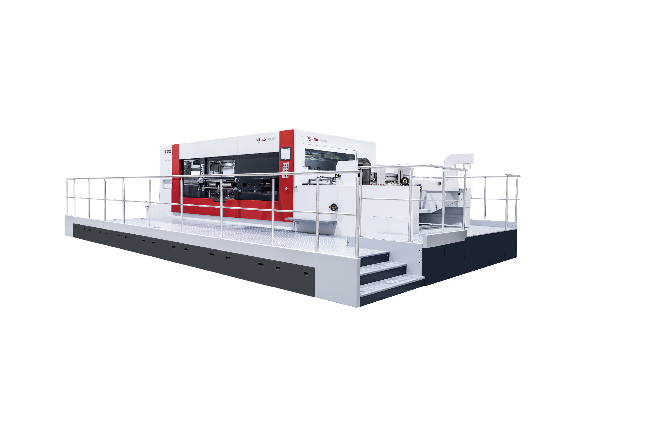 悅·1700CS瓦楞紙模切機
超大幅面瓦楞紙模切機，最高速度6000張/小時